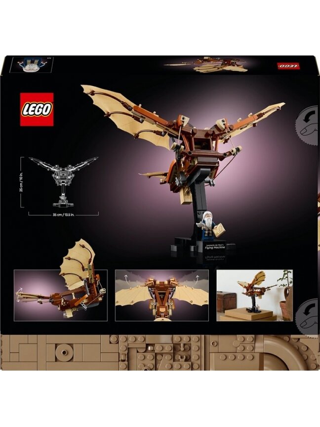 LEGO® Icons Leonardo da Vinčio skraidymo aparatas, 493 vnt. 1