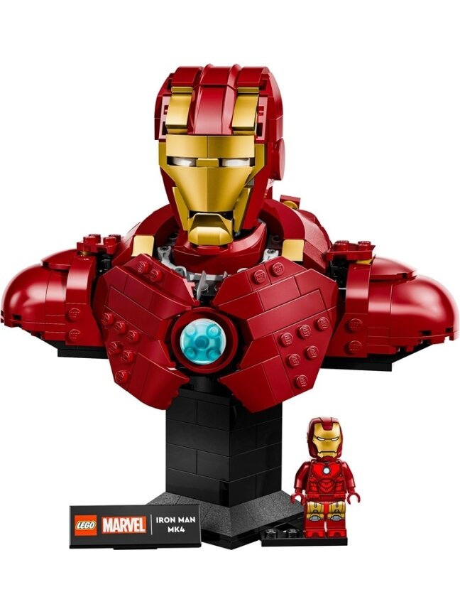 LEGO® Marvel Iron Man MK4 Bust 76327, 436 pcs 2 LEGO® Marvel Iron Man MK4 Bust 76327, 436 pcs 2