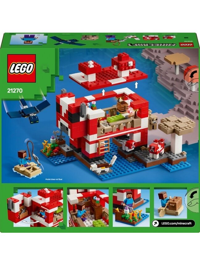LEGO® Minecraft The Mooshroom House 21270, 500 vnt. 1