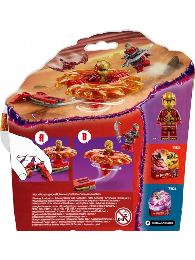 LEGO® Ninjago Kai's Dragon Spinjitzu Spinner, 54 vnt. 1 LEGO® Ninjago Kai's Dragon Spinjitzu Spinner, 54 vnt. 1