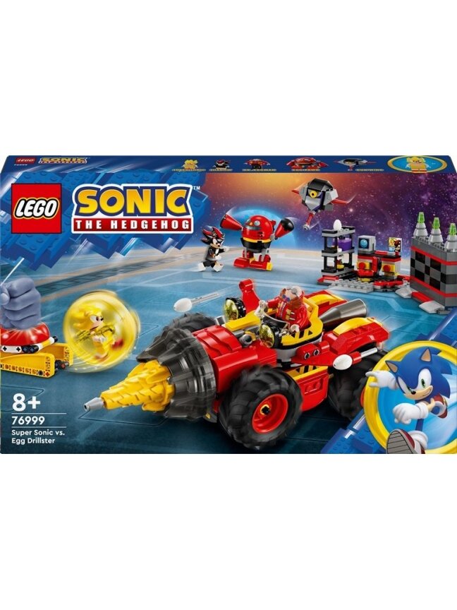 LEGO® Sonic The Hedgehog™ Super Sonic prieš Egg Drillster LEGO® Sonic The Hedgehog™ Super Sonic prieš Egg Drillster
