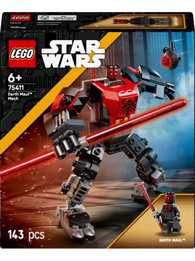 LEGO® Star Wars Darth Maul™ Mech 75411, 143 pcs