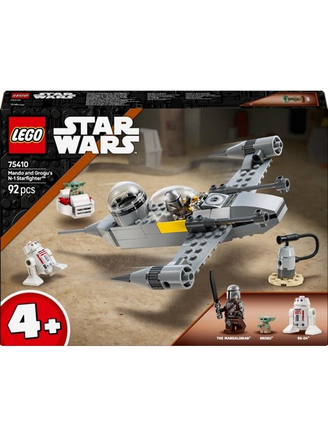 LEGO® Star Wars Mando and Grogu's N-1 Starfighter™, 92 vnt.