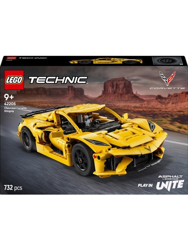 LEGO® Technic Chevrolet Corvette Stingray 42205, 732 vnt. LEGO® Technic Chevrolet Corvette Stingray 42205, 732 vnt.
