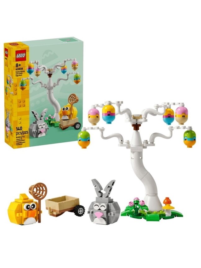 LEGO® Velykų kiškio ir viščiuko margučių medžioklė 40808 LEGO® Velykų kiškio ir viščiuko margučių medžioklė 40808