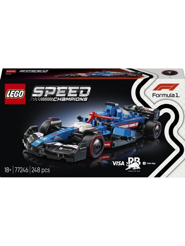 LEGO® Visa Cash App RB VCARB 01 F1® Race Car 77246, 248 vnt. LEGO® Visa Cash App RB VCARB 01 F1® Race Car 77246, 248 vnt.