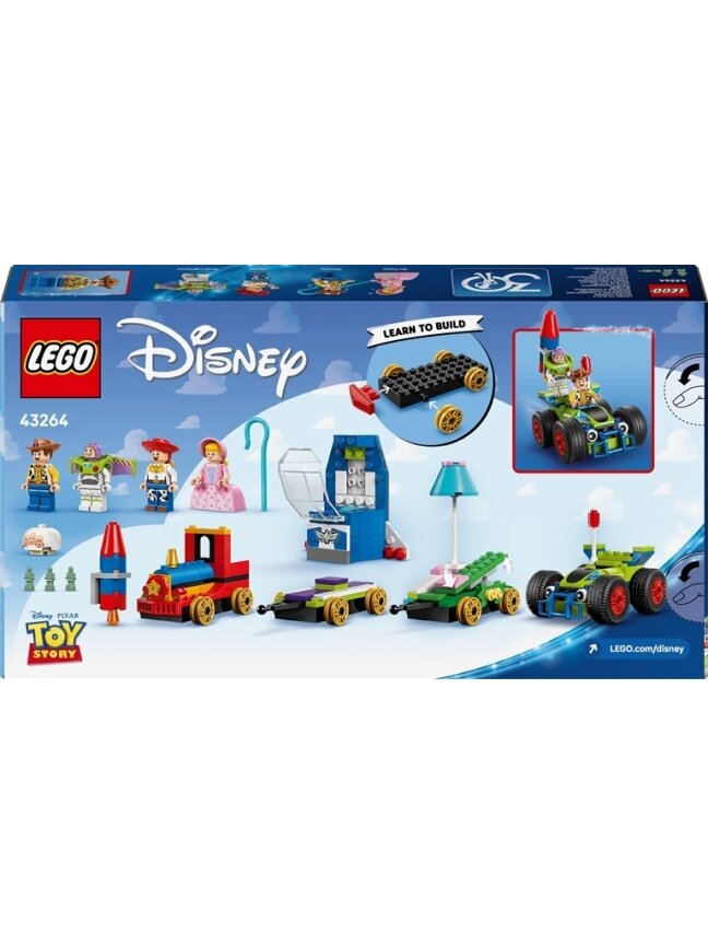 LEGO® „Žaislų istorijos“ šventinis traukinys ir automobilis 1