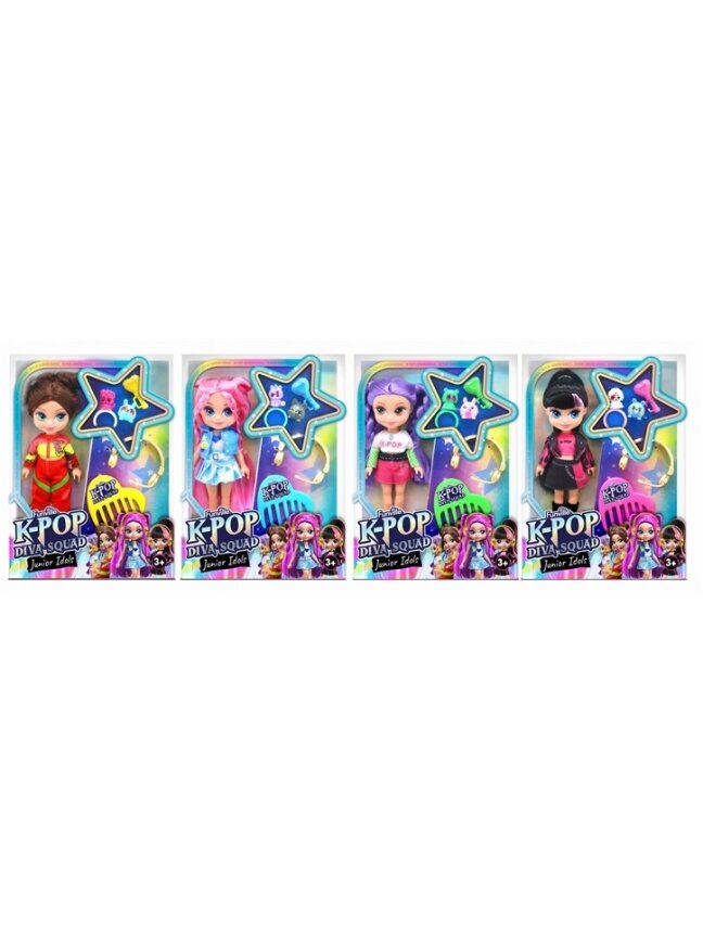 LĖLĖ K-POP DIVA SQUAD JUNIOR IDOLS 12CM LĖLĖ K-POP DIVA SQUAD JUNIOR IDOLS 12CM