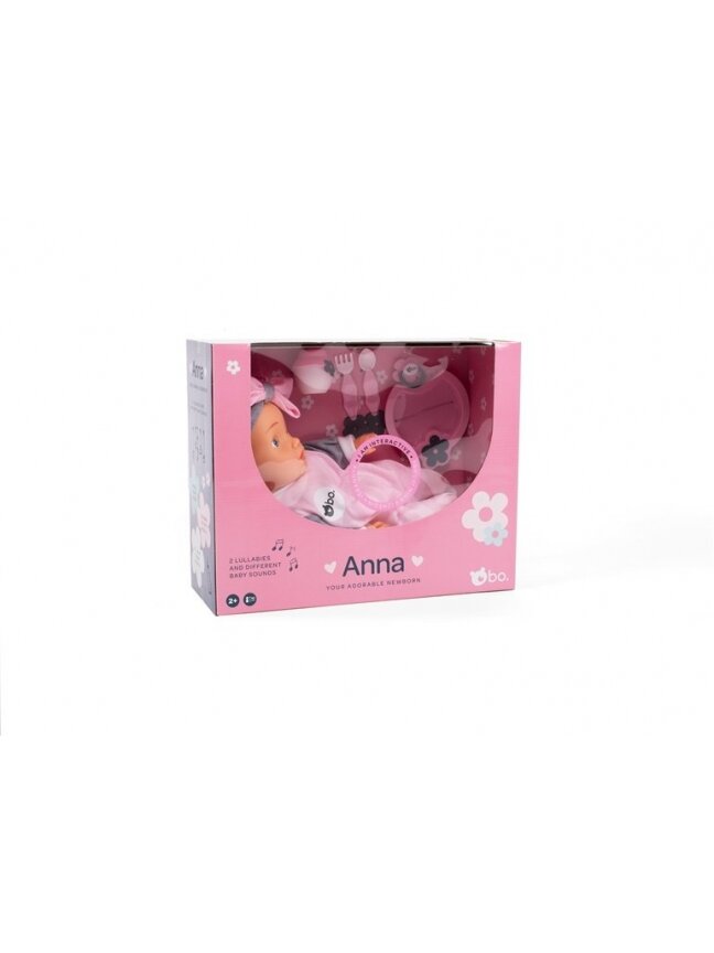 Lėlė - kūdikis Bo Anna BD1374ML, 40 cm 1 Lėlė - kūdikis Bo Anna BD1374ML, 40 cm 1