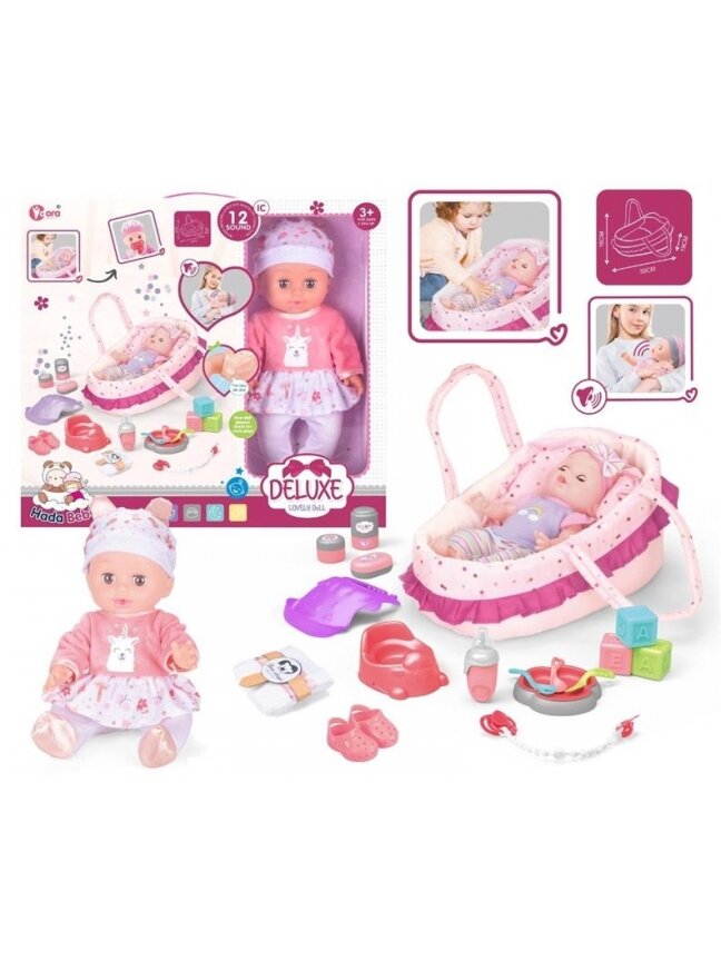 Lėlė - kūdikis Lovely Doll WZB8806-3, 36 cm 2