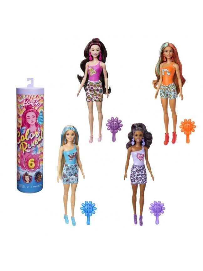 Lėlė su priedais BARBIE COLOR REVEAL HRK06, 29 cm Lėlė su priedais BARBIE COLOR REVEAL HRK06, 29 cm
