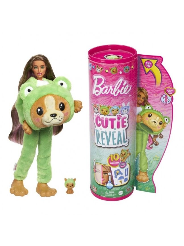 Lėlė su priedais BARBIE CUTIE REVEAL HRK22, 29 cm