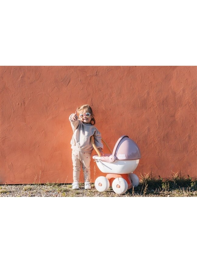 Lėlių vežimėlis Smoby Baby Nurse, balta/rožinė 2 Lėlių vežimėlis Smoby Baby Nurse, balta/rožinė 2