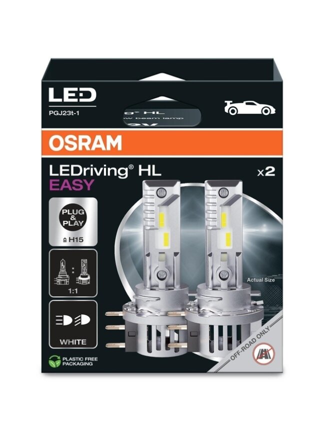 LEMP AUTO LED H15 12V 17/4W 6500K 2VNT 1 LEMP AUTO LED H15 12V 17/4W 6500K 2VNT 1