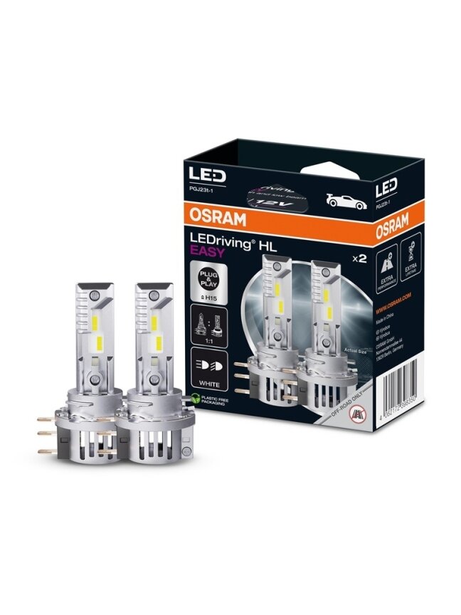 LEMP AUTO LED H15 12V 17/4W 6500K 2VNT LEMP AUTO LED H15 12V 17/4W 6500K 2VNT
