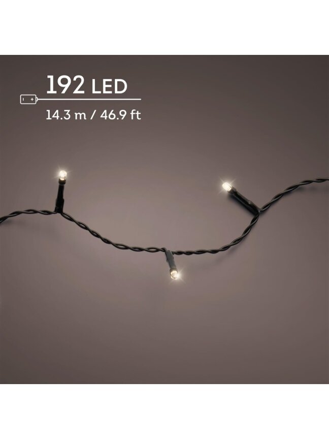 Lempučių girlianda Durawise, 497161, 14.3 m, balta, 192 LED 1 Lempučių girlianda Durawise, 497161, 14.3 m, balta, 192 LED 1