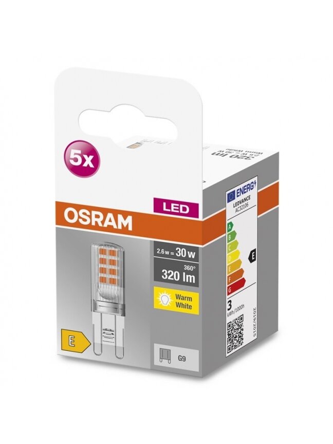 LEMPUTĖ LED G9 2.9W 870 320LM 1