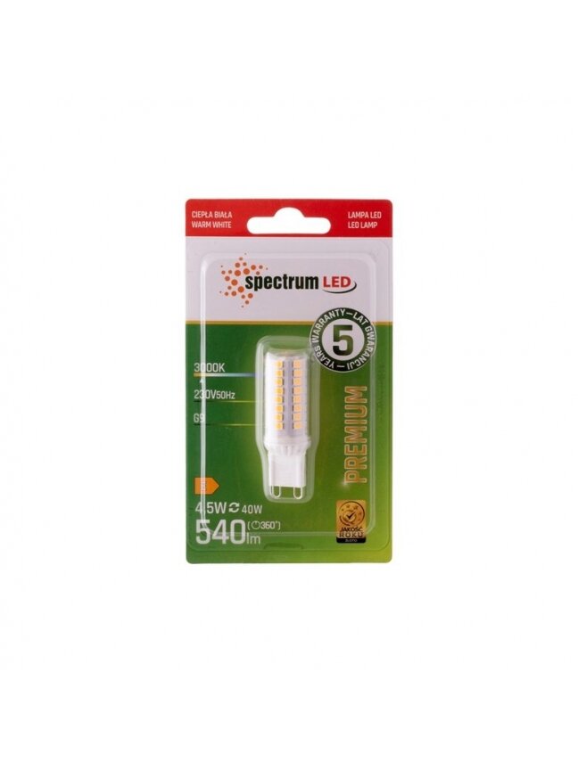 LEMPUTĖ LED G9 4.5W 830 510LM 2 LEMPUTĖ LED G9 4.5W 830 510LM 2
