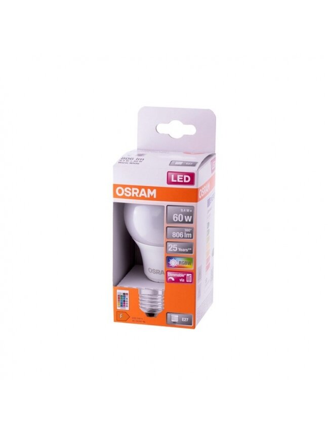 Lemputė Osram LED, A60, 2700 °K, E27, 60 W, 806 lm 2 Lemputė Osram LED, A60, 2700 °K, E27, 60 W, 806 lm 2