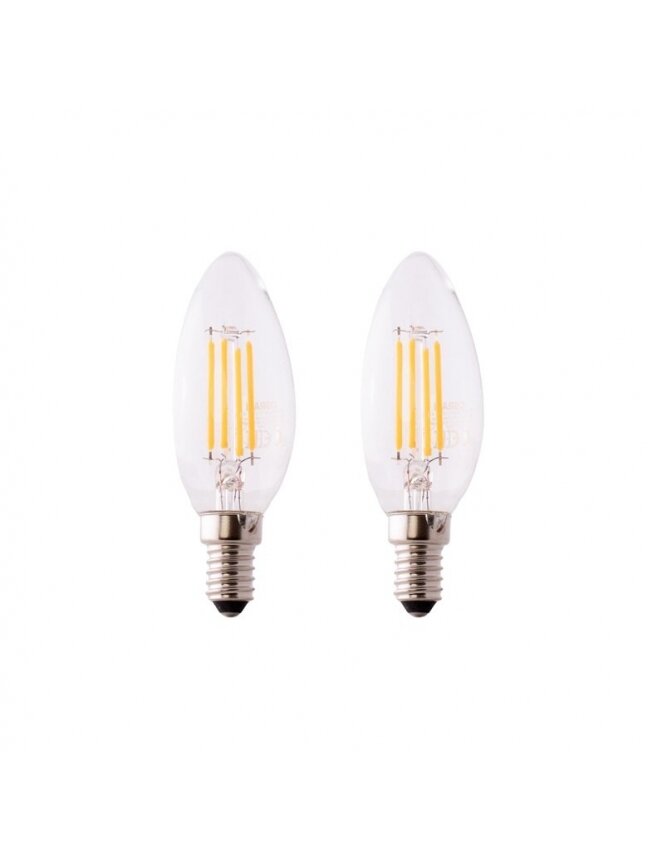 Lemputė Osram LED, B40, šiltai balta, E14, 4 W, 470 lm