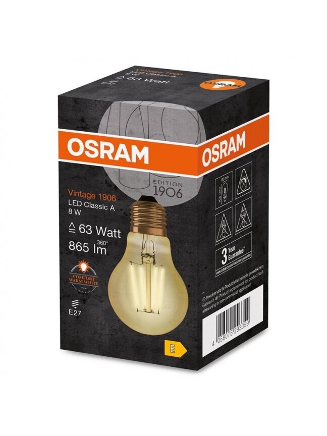 Lemputė Osram LED, E27, balta, E27, 8 W, 950 lm 2