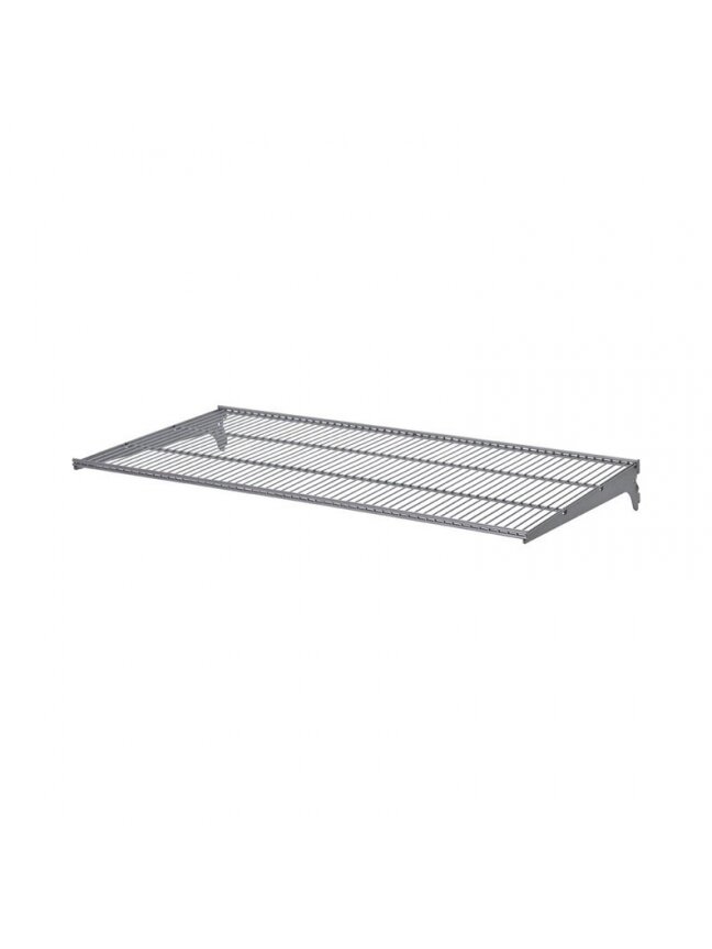 Lentyna su laikikliais Dolle, 800 mm x 406 mm, pilka Lentyna su laikikliais Dolle, 800 mm x 406 mm, pilka
