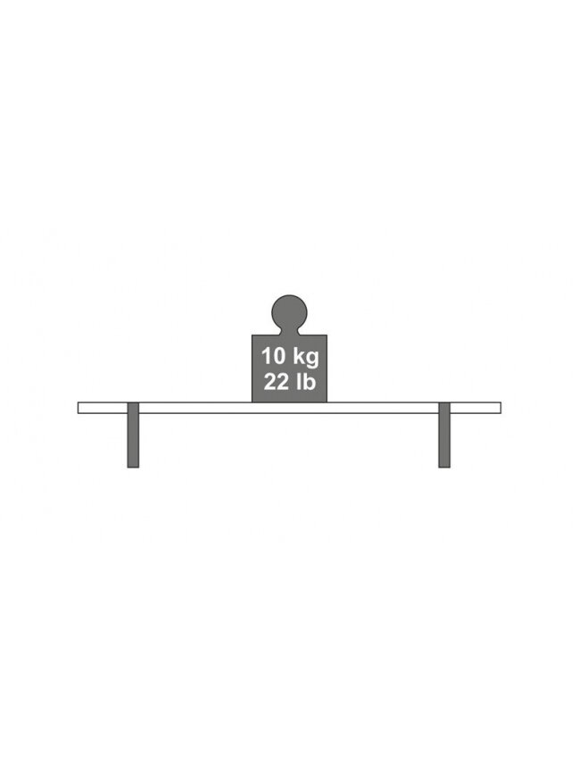 Lentynos laikiklis Dolle Lip, 200x130 mm, juoda 2 Lentynos laikiklis Dolle Lip, 200x130 mm, juoda 2