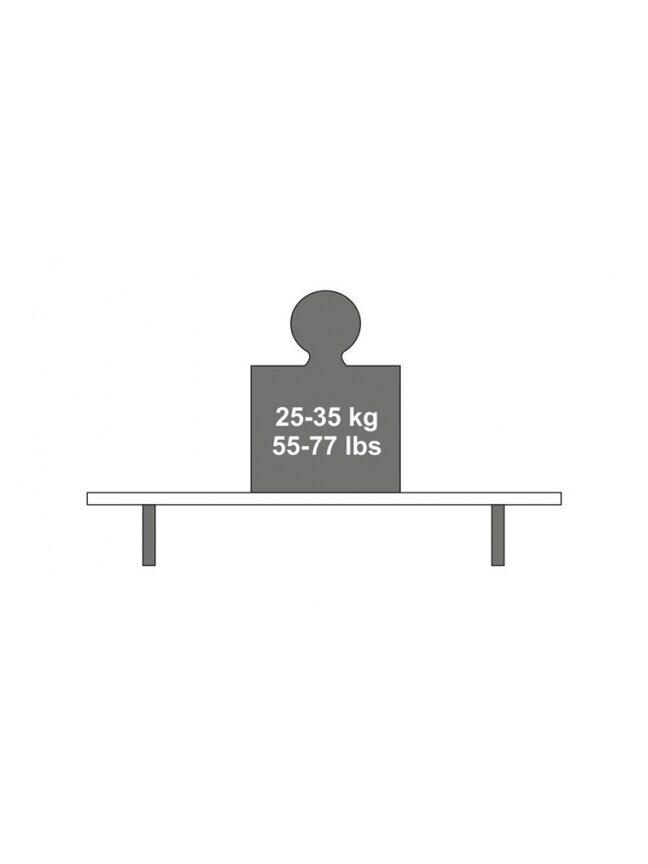Lentynos laikiklis Dolle Ornament, 150x200 mm, juoda 2