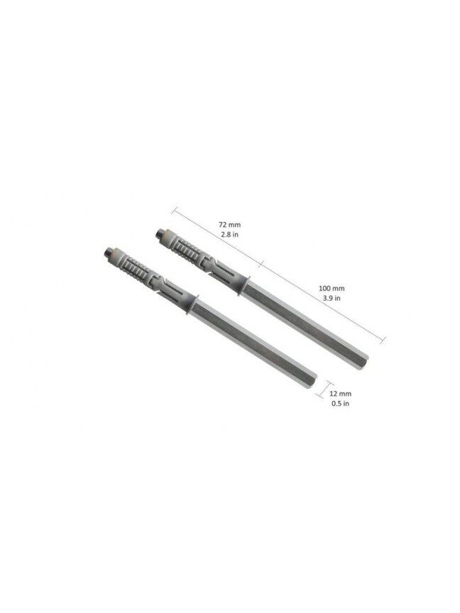Lentynos laikiklis Dolle StrongFix, 172x12 mm, pilka, 2 vnt. 1