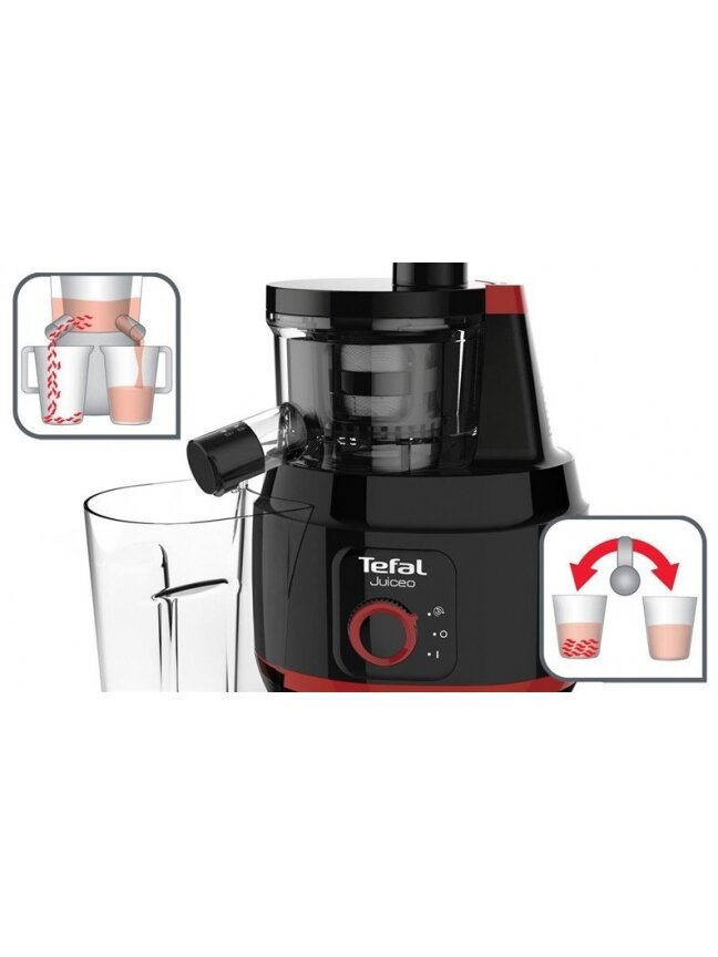 Lėtaeigė sulčiaspaudė Tefal Juiceo ZC150838 1 Lėtaeigė sulčiaspaudė Tefal Juiceo ZC150838 1