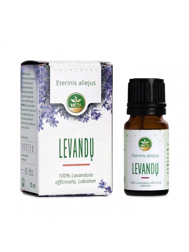 Levandų eterinis aliejus Mėta, 10 ml Levandų eterinis aliejus Mėta, 10 ml