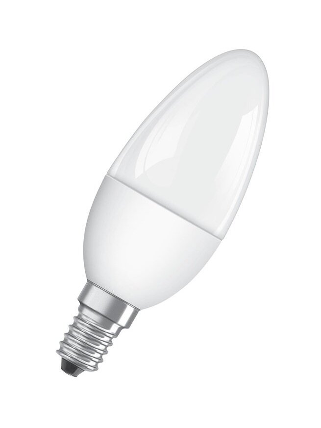 LED lemputė Osram, B35, 5W, E14, 827, 470lm, dim, mat LED lemputė Osram, B35, 5W, E14, 827, 470lm, dim, mat