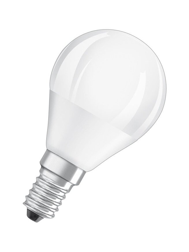 LED lemputė Osram, P45, 4.5W, E14, 827, 470lm, dim, mat LED lemputė Osram, P45, 4.5W, E14, 827, 470lm, dim, mat