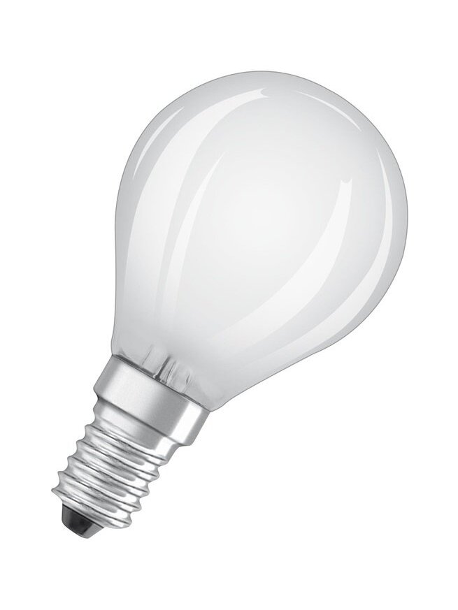 LED lemputė Osram, P45, 4W, E14, 4000K, 470lm, matinė LED lemputė Osram, P45, 4W, E14, 4000K, 470lm, matinė
