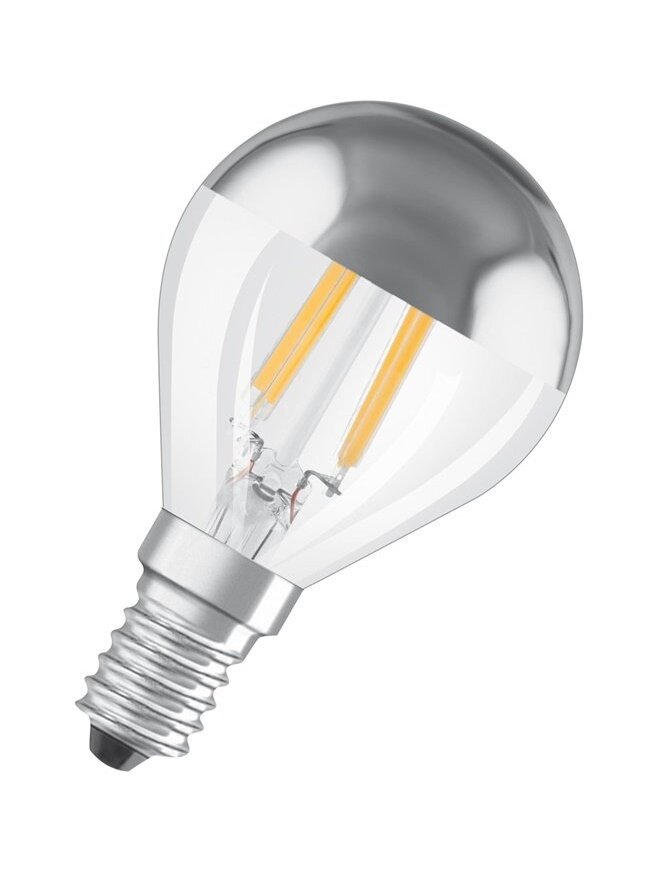 LED lemputė Osram Filam, MIRROR, P45, 4W, E14, 2700K, 350lm