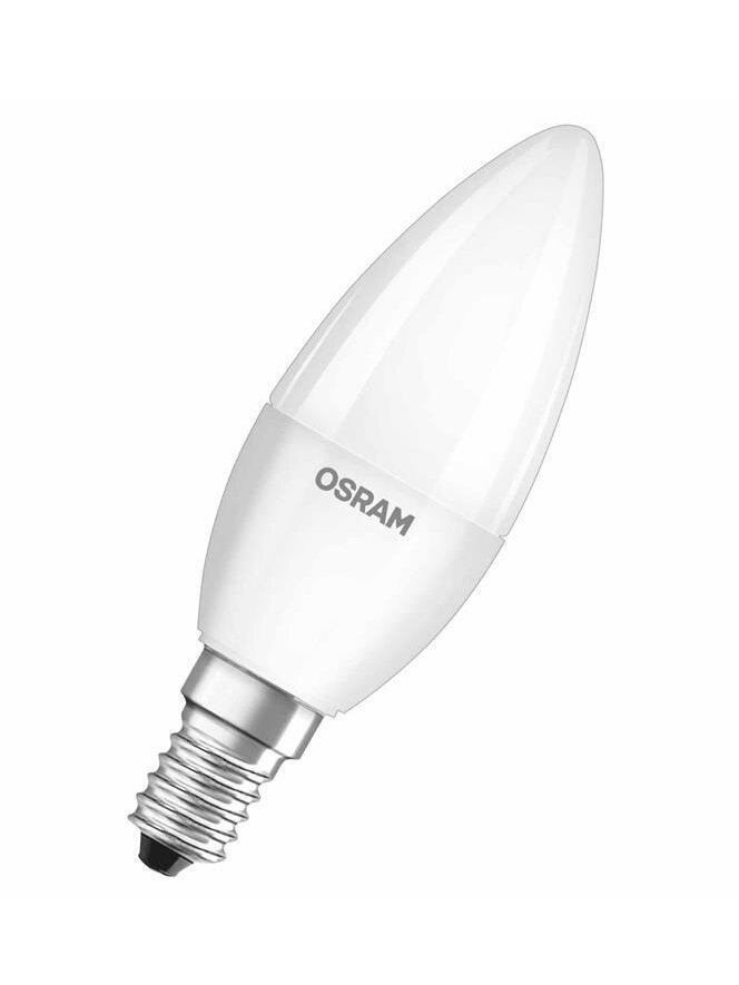 LED lemputė OSRAM, B11, E14, 5,7 W, 470 lm, 2700 K LED lemputė OSRAM, B11, E14, 5,7 W, 470 lm, 2700 K