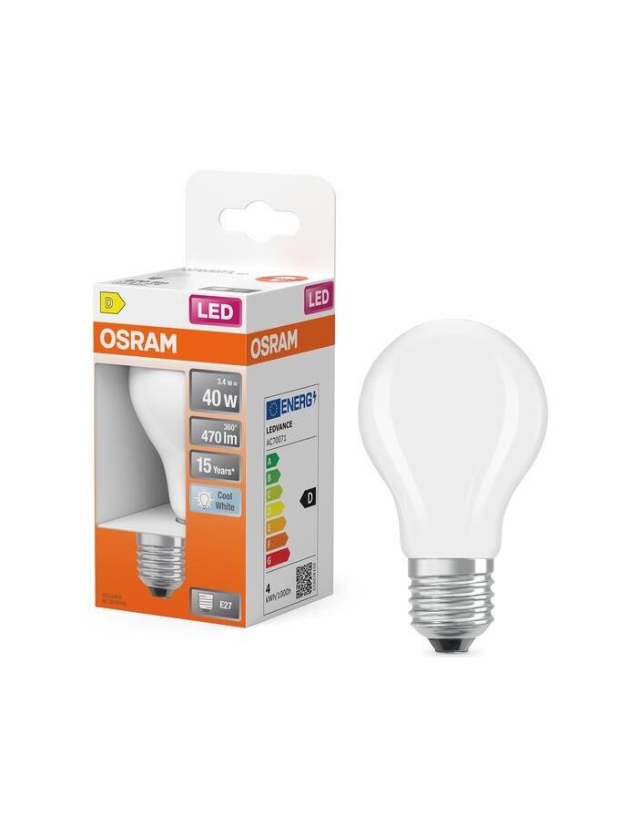 LEMP LED A60 3.4W E27 4000K 470LM MAT 2