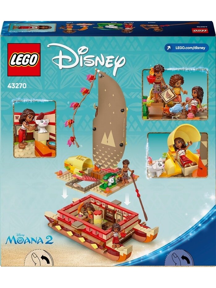 LEGO® Disney Moanos nuotykių kanoja, 529 vnt. 1 LEGO® Disney Moanos nuotykių kanoja, 529 vnt. 1