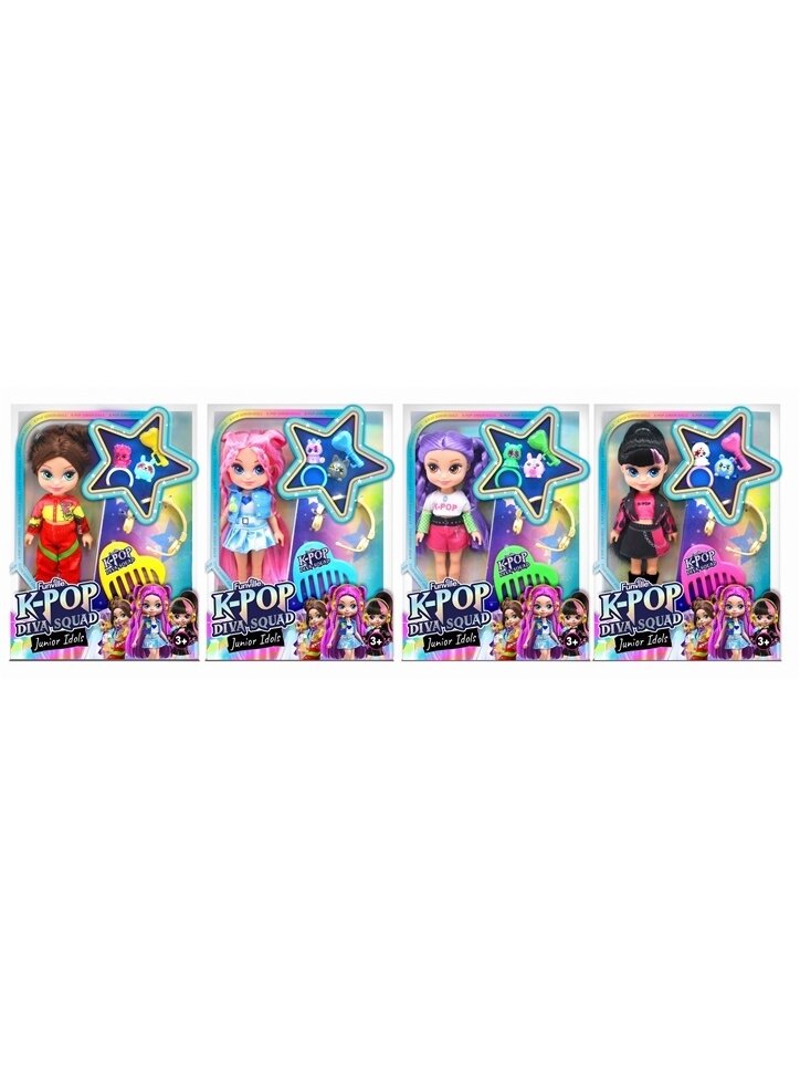 LĖLĖ K-POP DIVA SQUAD JUNIOR IDOLS 12CM