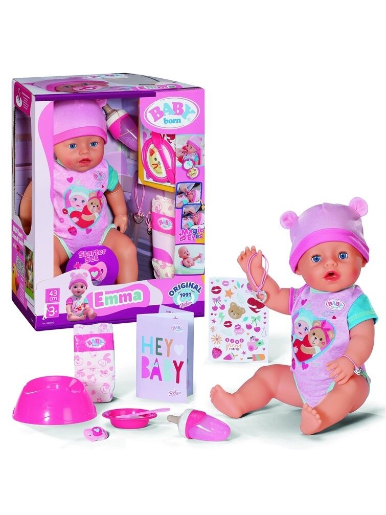 Lėlė - kūdikis su priedais Baby Born 834800, 43 cm 1