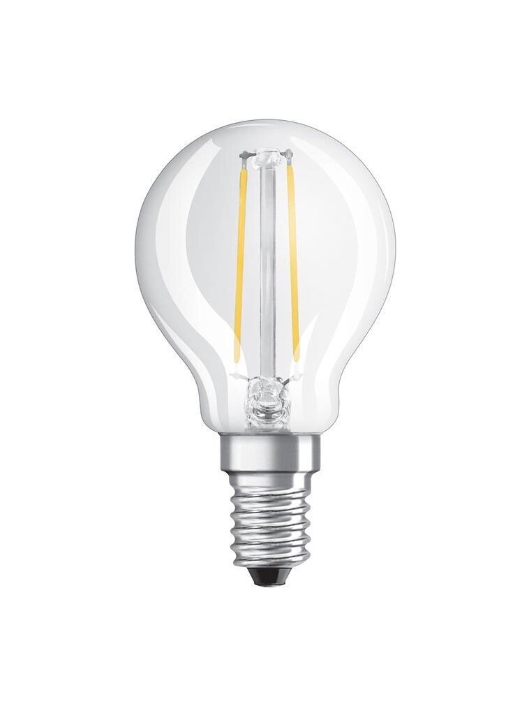 LED lempa Osram P45, 4W, E14, 2700K, 470lm, 2vnt. LED lempa Osram P45, 4W, E14, 2700K, 470lm, 2vnt.
