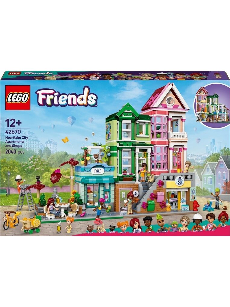 LEGO® Friends Heartlake City Apartments and Shops, 2040 vnt. LEGO® Friends Heartlake City Apartments and Shops, 2040 vnt.