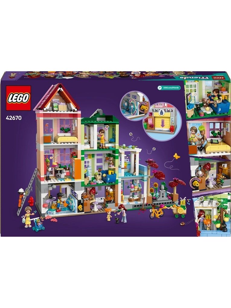 LEGO® Friends Heartlake City Apartments and Shops, 2040 vnt. 1 LEGO® Friends Heartlake City Apartments and Shops, 2040 vnt. 1
