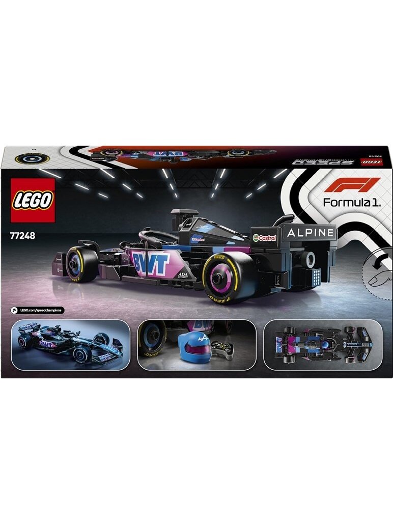 LEGO® BWT Alpine F1® Team A524 Race Car 77248, 258 vnt. 1 LEGO® BWT Alpine F1® Team A524 Race Car 77248, 258 vnt. 1