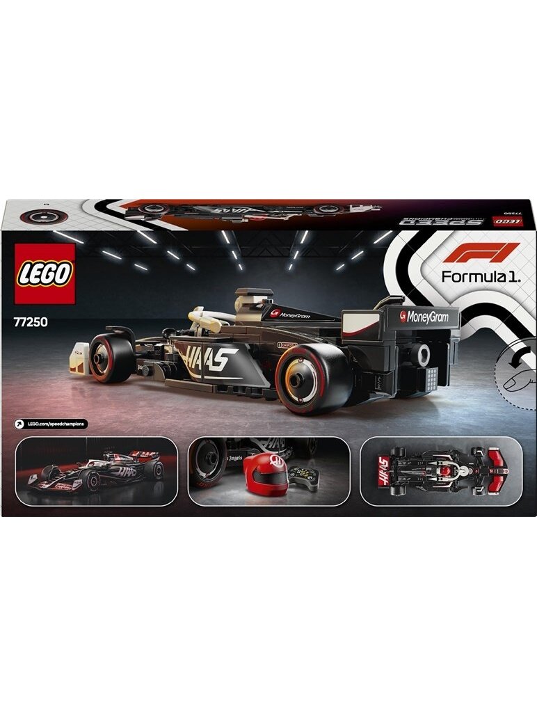LEGO® MoneyGram Haas F1® Team VF-24 Race Car 77250, 242 vnt. 1 LEGO® MoneyGram Haas F1® Team VF-24 Race Car 77250, 242 vnt. 1
