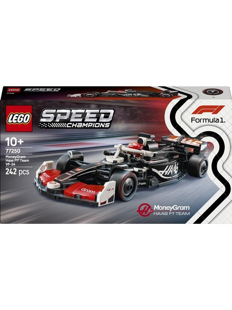 LEGO® MoneyGram Haas F1® Team VF-24 Race Car 77250, 242 vnt.