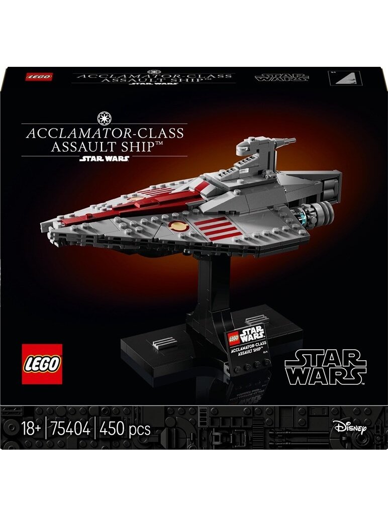 LEGO® Star Wars Acclamator-Class Assault Ship™, 450 vnt. LEGO® Star Wars Acclamator-Class Assault Ship™, 450 vnt.