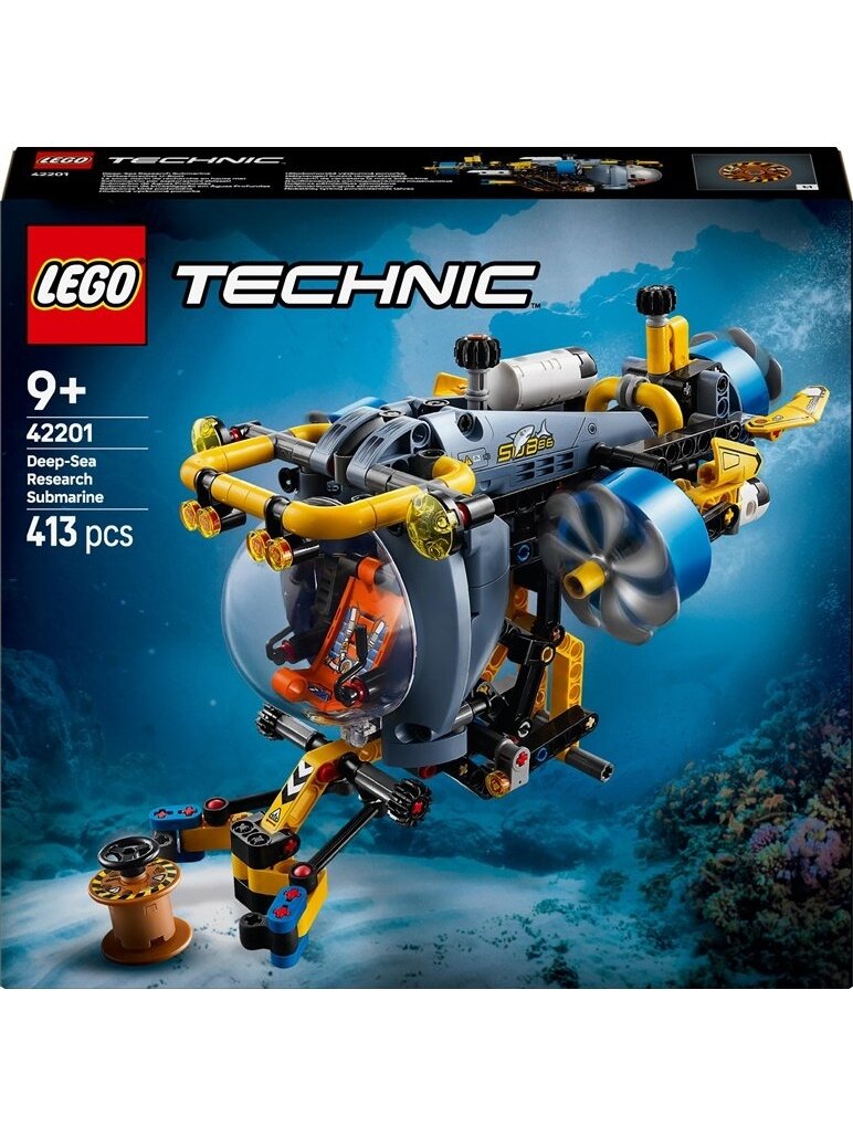 LEGO® Technic Deep-Sea Research Submarine 42201, 413 vnt.