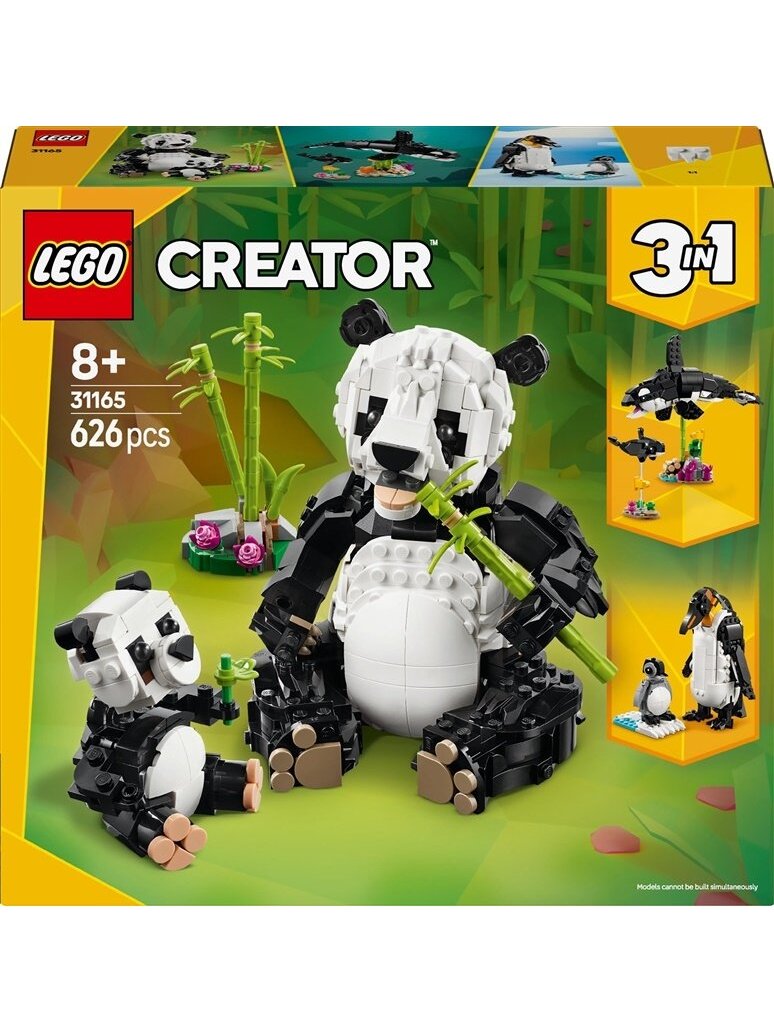 LEGO® Creator Wild Animals: Panda Family 31165, 626 vnt. LEGO® Creator Wild Animals: Panda Family 31165, 626 vnt.