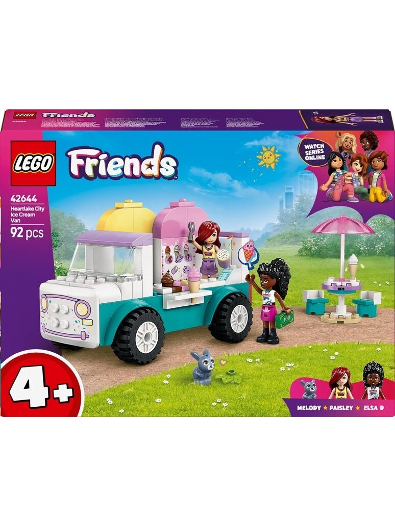LEGO® Friends Heartlake City Ice Cream Van 42644, 92 vnt. LEGO® Friends Heartlake City Ice Cream Van 42644, 92 vnt.
